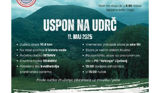 uspon na udrc